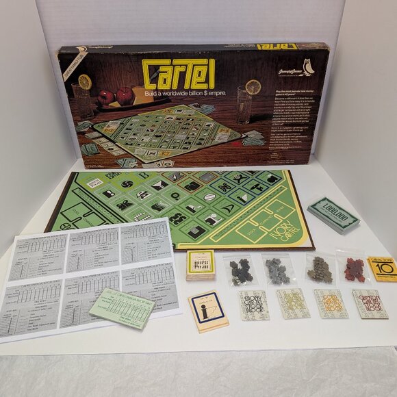 Vintage 1974 Cartel Board Game 2nd Edition Gamut of Games No. 105 Complete - Picture 4 of 16